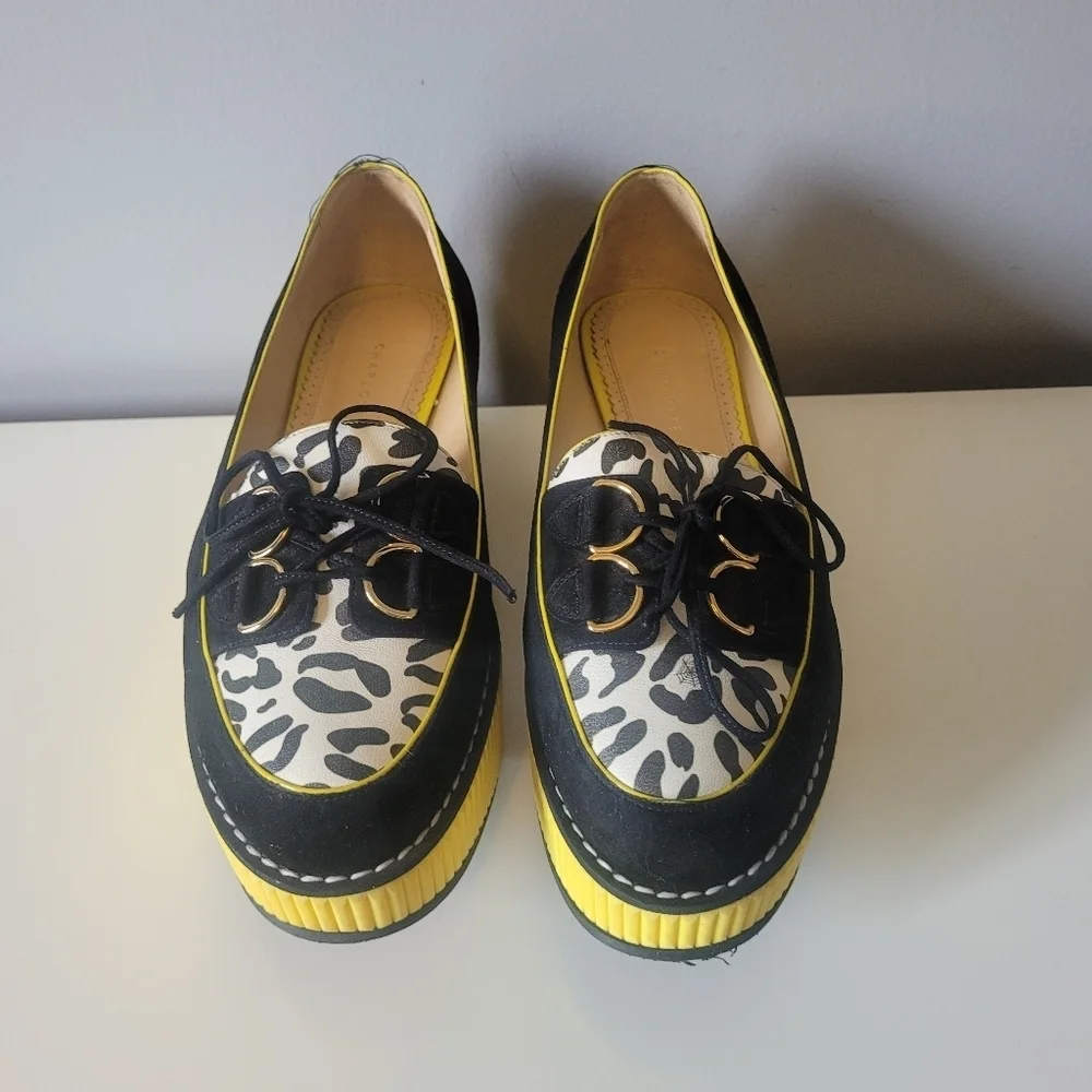 Charlotte Olympia Platform Loafers, Size 36